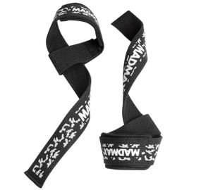 Лямки для тяги Мадмакс Camo Power Wrist Straps Camo/White