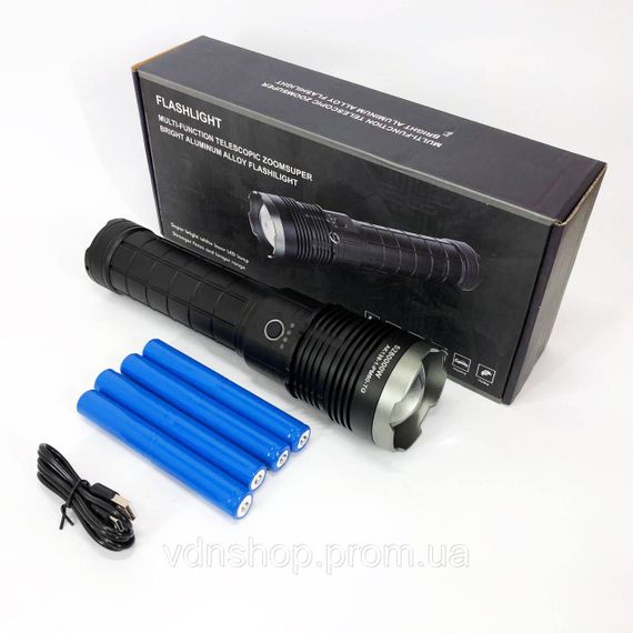 Портативный LED фонарь на батарее AK138-1, Долговечный светодиодный фонарь лед тактический YG-46 | Зображення 9