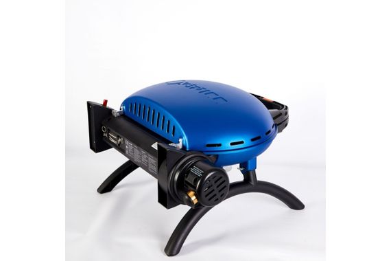 КОМПЛЕКТ Портативний переносний газовий гриль O-GRILL 500, синій  + шланг в подарунок! Код: 011673 | Зображення 2