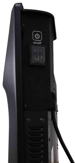 Конвектор электрический Cooper&amp;Hunter CH-2000ED 2000 Вт, 25 м2, IP24, элект. упр-ние, чёрный (CH-2000ED) | Зображення 2