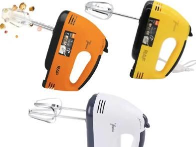 Ручной кухонный миксер 7 скоростей 4 насадки DOMOTEC R-6633B | Зображення 2