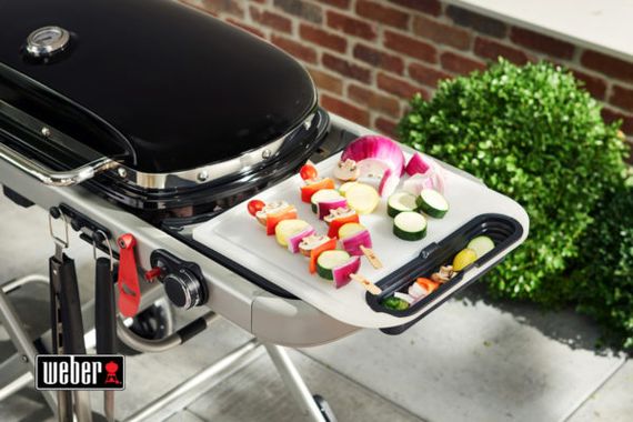 Дошка для нарізки, пластикова з лотком Weber 7032 Код: 009990 | Зображення 4