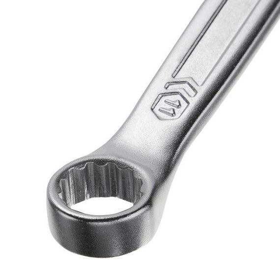 Ключ комбінований 11 мм, STORM, Cr-V, покриття сатин-хром INTERTOOL XT-1011 | Зображення 2
