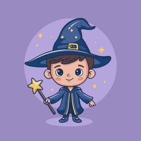 Картина по номерам "Мальчик с волшебными мечтами" ©arttem_illustration 15652-AC 30х30 см