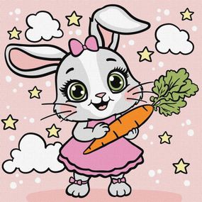 Картина за номерами "Морквинка" ©art_selena_ua KHO6281, 25х25 см