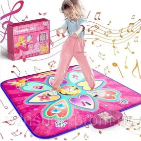 Музичний ігровий килим для розвитку та дозвілля дітей Soli рожевий