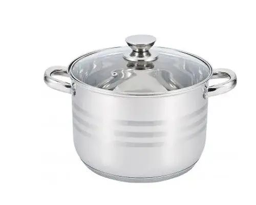 Кастрюля Unique UN-5008 с прозрачной крышкой 7 л