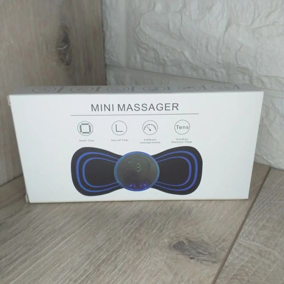 Импульсный USB массажер-миостимулятор MA-1 EMS массажер миостимулятор бабочка | Зображення 3