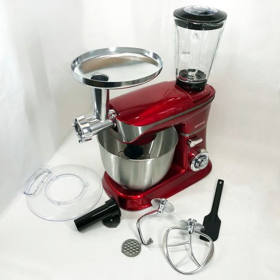 Багатофункціональний кухонний комбайн Rainberg RB-8080 Тістоміс, М'ясорубка, Блендер, QR-637 Потужний блендер | Зображення 5