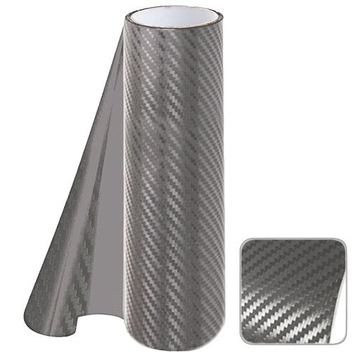 Декоративна плівка 1.52м х 30м 3D Carbon GE-08 темно-сiра