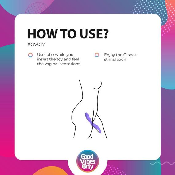 Вібратор Good Vibes Only - Flax Vibrating Dildo with G-Spot Stimulator Sex Aura | Зображення 9