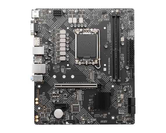 Материнcька плата MSI PRO H610M-G DDR4 s1700 H610 2xDDR4 M.2 HDMI DP D-Sub mATX 911-7D46-221