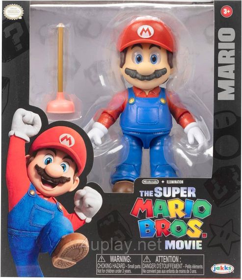 Колекційна фігурка Маріо 13см Брати Супер Маріо в кіно Оригінал The Super Mario Bros Movie