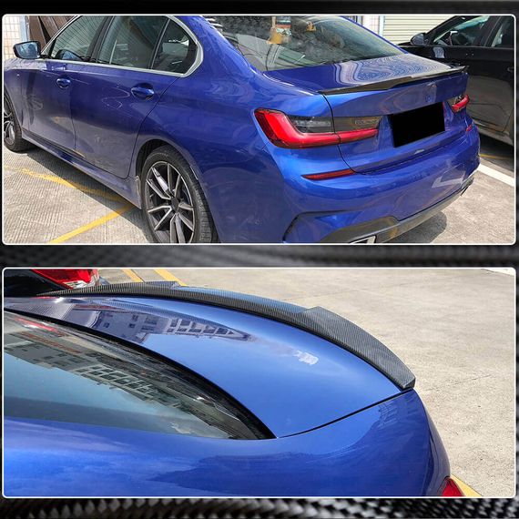 Спойлер M4-Style V1 (для G20/G80, Карбон) для BMW 3 серія G20/21 2018- рр | Зображення 2