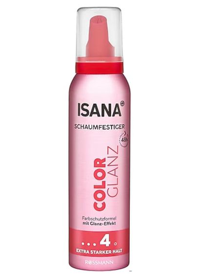 Мус для стайлінгу фарбованого волосся Isana Color Glanz 150 мл