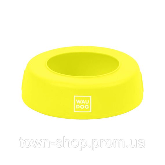 Миска-непроливайка  WAUDOG Silicone, 750 мл желтый | Зображення 3