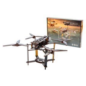 Дерев'яний 3D конструктор "FPV дрон" Puz-00923, 95 деталей