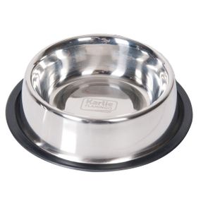 Миска для собак Flamingo Dish Rubber Rim з гумовим обідком 950 мл