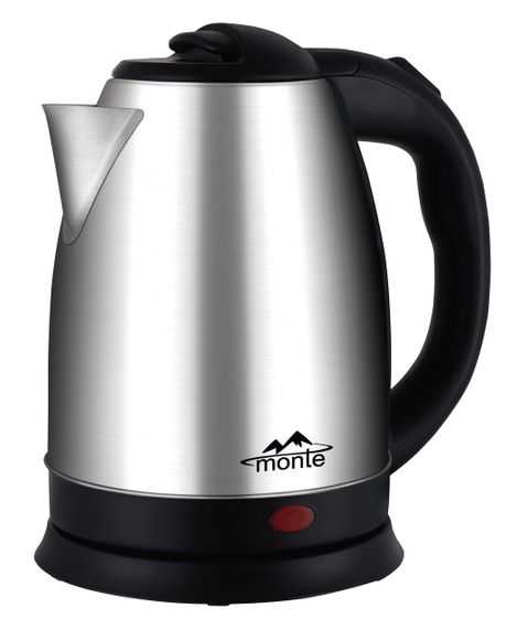 Електрочайник з нержавіючої сталі Monte MT-1802, 2 л, 1500 Вт