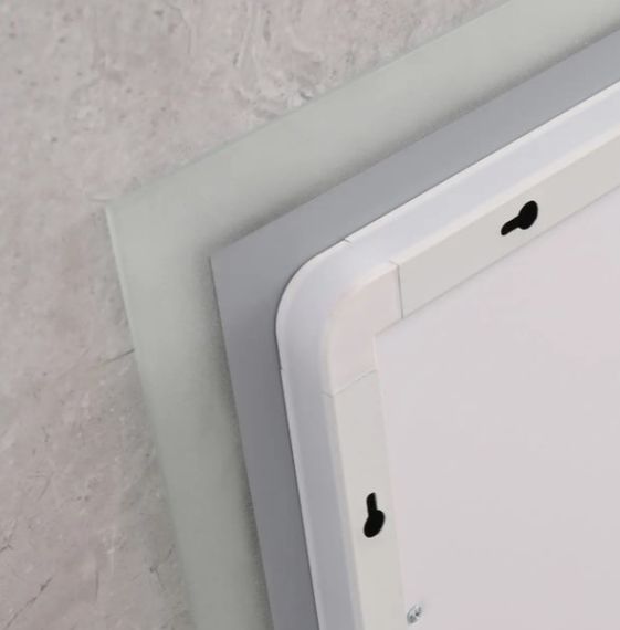 Дзеркало Mixxus FLAT MR04-80x60 з LED Touch, Anti-fog, димером, регулюванням яскравості, годинником (MI6928) | Зображення 3