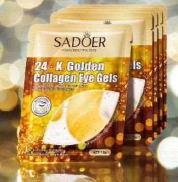 Патчі під очі з колагеном і золотом 24К Sadoer, 7,5г