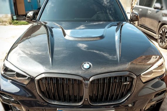 Карбоновый капот V1 (G06/F96) для BMW X6 G06 2019- гг | Зображення 6