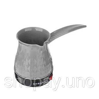 Электрическая турка Sokany SK-219 500мл 500Вт для кофе Gray HV-51