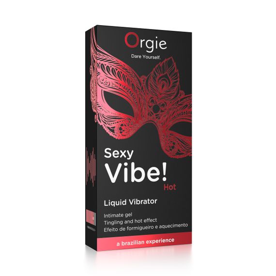 Рідкий вібратор SEXY VIBE, 15 мл вібрація + зігріваючий ефект ORGIE (Бразилія-Португалія) | Зображення 2