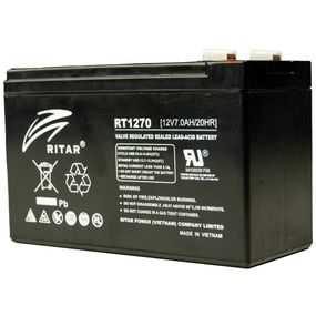 Ritar RT1270 7А•ч 12В Свинцево-кислотна акумуляторна батарея