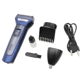 Тример для стрижки волосся носа вух брів Gemei GM-566 3в1 машинка для видалення волосся TD-196 на обличчі