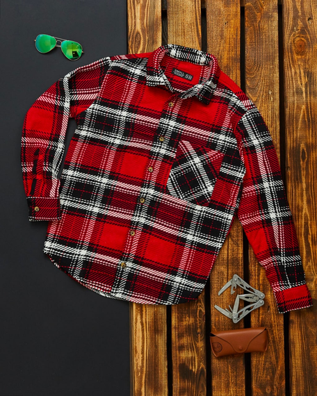 Тепла Сорочка Мадрид червоний S | Зображення 5