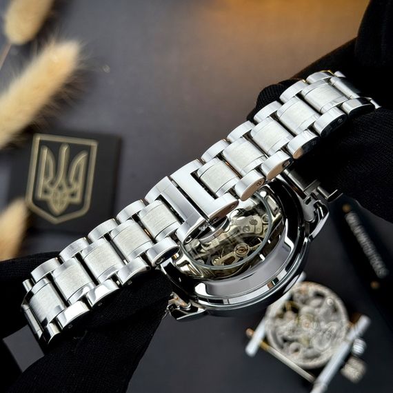 Чоловічий годинник Awarder 022 Де би не був Silver-Black Automatic Metall | Зображення 8