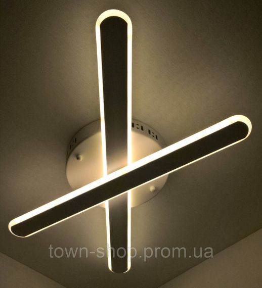 Светодиодная потолочная LED люстра 6203/2-wh Белый 8х35х60 см. | Зображення 2
