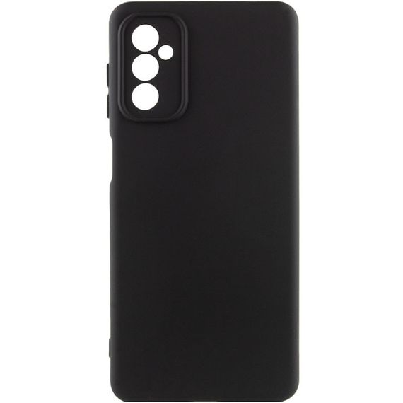 Чехол Silicone Cover Lakshmi Full Camera (A) для Samsung Galaxy M54 5G Full camera, Бордовий/Marsala Full camera, Чорний / Black