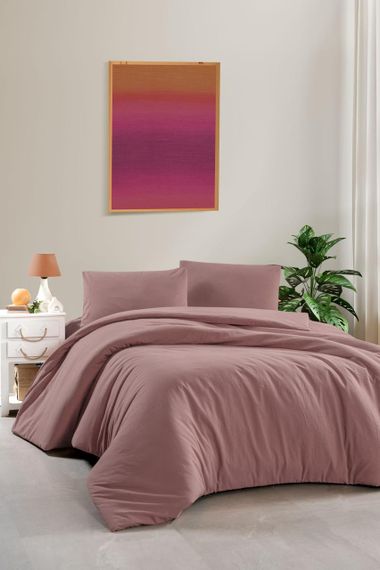 Постельное белье Sikel Stonewashed Soho 200 х 220 см Rose