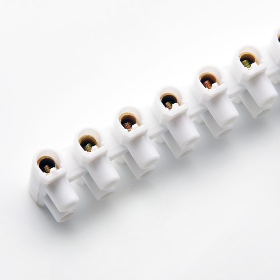 Клемна колодка 30 А 16 мм2 (пачка, красно 10 шт.) APRO TB-A301 | Зображення 1