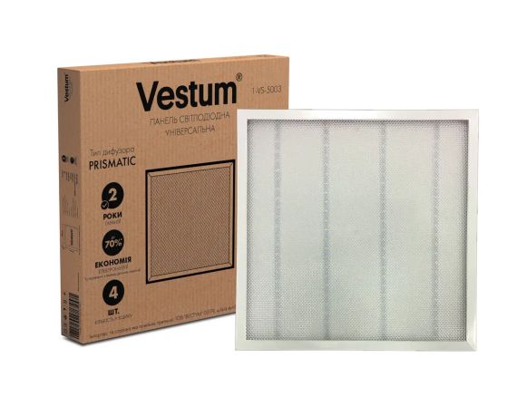 Панель світлодіодна Vestum PRISMA 36W 6500K 220V 600x600 1-VS-5003 | Зображення 2