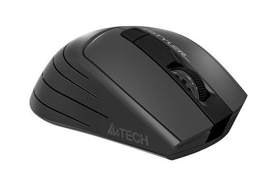 Миша бездротова A4Tech Fstyler FG30 (Grey),  USB, колір чорний+сірий | Зображення 4