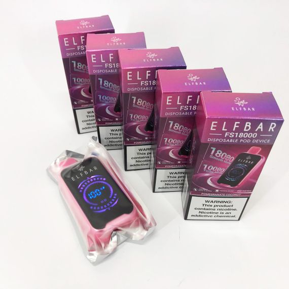 ELF BAR FS18000 смак Гранат Кокос (Pomegranate Coconut) (ws23614)