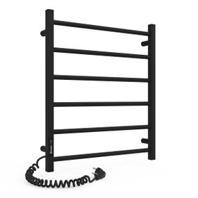 Электрическая полотенцесушилка Laris Зебра Альфа ЧФЧ6 500 х 600 Е (подкл. слева) R3