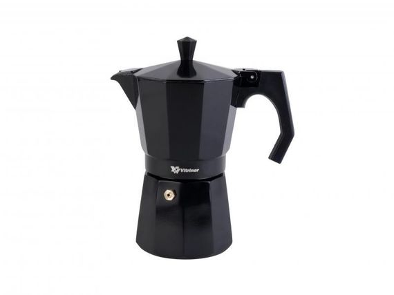 Кофеварка гейзерная Vitrinor BlaСk VR-1224297 600 мл 9 чашек