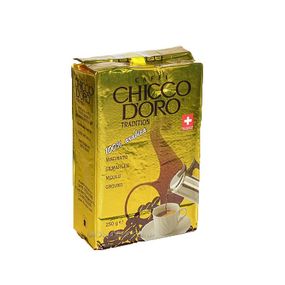 Кофе молотый Chicco d'Oro в пачке 250 грамм Швейцария, купаж элитных сортов 100% арабики Центральной Америки