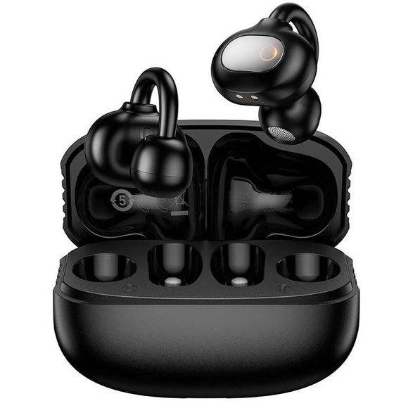 Беспроводные TWS наушники Borofone FQ14 Joy clip-on Black | Зображення 1