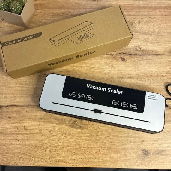 Вакуумний пакувальник для продуктів Vacuum Sealer + вакуумні пакети 10 штук | Зображення 3