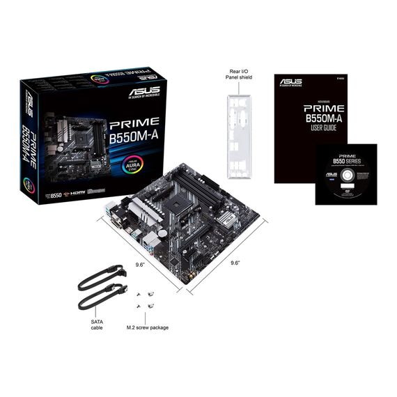 Материнcька плата ASUS PRIME B550M-A sAM4 B550 4xDDR4 M.2 HDMI-DVI-VGA mATX (90MB14I0-M0EAY0) | Зображення 6