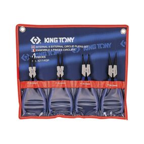 Автомобильный съемник KING TONY стопорных колец 180 мм набор 4 единиц (42114GP)