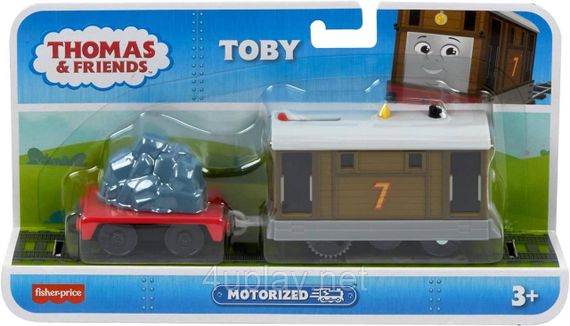 Паровозик Томас и друзья Моторизованный поезд Тоби Thomas & Friends Motorized Toy Train Toby