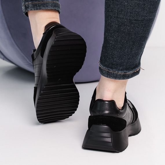 Кроссовки женские Fashion Chris 3894 38 размер 24 см Черный | Зображення 3