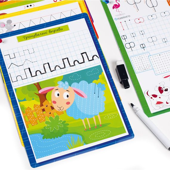 Картки з маркером "Готуємось до школи: Абетка" VT5010-21 Укр | Зображення 3