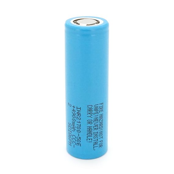 Аккумулятор 21700 Li-Ion Samsung INR21700-50E 4900mAh, 10A, 4.2/3.6/2.5V, Blue